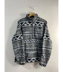 The North Face Fleece Pullover Estampado ORIGINAL Masculino Cinza – M